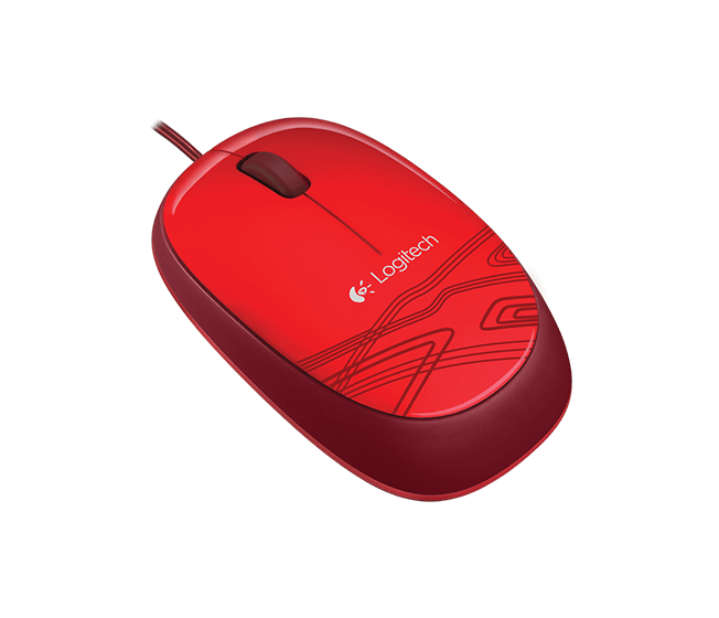 Mouse Logitech M105 Corded Optical DPI 1000 (Red) ( 910-002933)